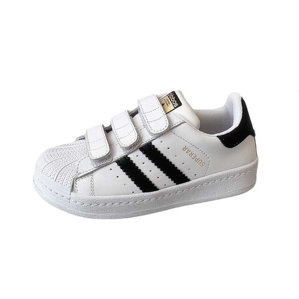 

qqo chil1en's shoes 2023 spring and autumn 1 chil1en's shoes chil1en's shell head low board shoes boys and girls' casual, Black