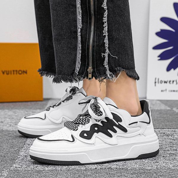 

2023 men women running shoes white black white green increase comfortable mens trainers outdoor sneakers size 39-44 color47