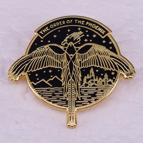 

the order of the phoenix enamel pin cute anime movies games hard enamel pins collect metal cartoon brooch backpack hat bag collar lapel badg, Blue