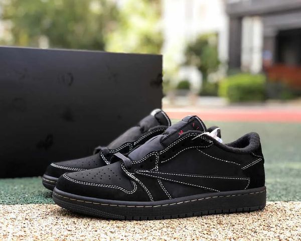 

ts x 1s designer shoes jumpman 1 low black phantom basketball shoes outdoor sneaker sports with original box