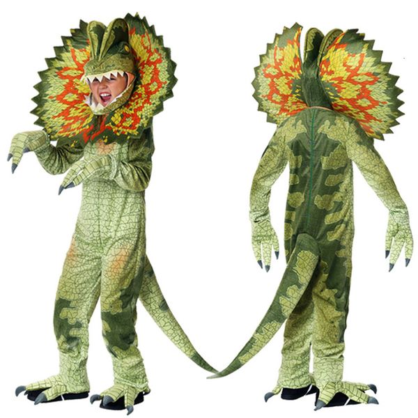 

theme costume christmas costumes boys girls tricera cosplay set children jumpsuit halloween carnival props purim party dinosaur for kid 2303, Black;red