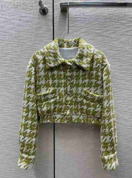 

women's jackets designer milan runway 2022 new autumn winter lapel neck long sleeve print brand same style coats outerwear 090, Black;brown