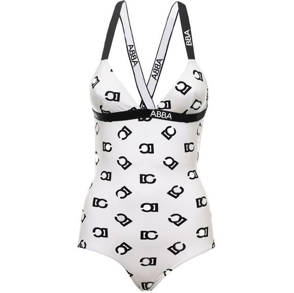 

v neck swimsuit swimears white one piece bathing suit female tights yoga outfit swimming clothing