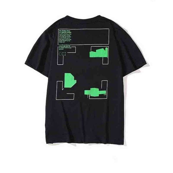 

designer luxury mens brand t shirts tees fashion offs t-shirt religious oil painting letter back arrow tshirts clothing loose cotton, White;black