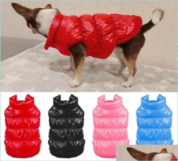 

Dog Apparel Winter Dog Clothes Warm Fleece Vest Jacket Puppy Pet Coat Waterproof For Small S Thicken Chihuahua Clothing Drop Deliv9623061, Pink