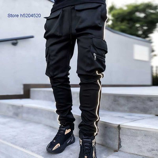 

2023 fashion sports brand asr' v men's pants casual long jogging loose breathable printing training clothes 1fvi, Black