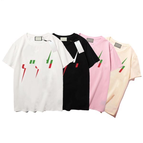 

men women t-shirt blade print designer brand cotton summer round neck breathable short sleeves red green printed lovers clothing pure cotton, White;black
