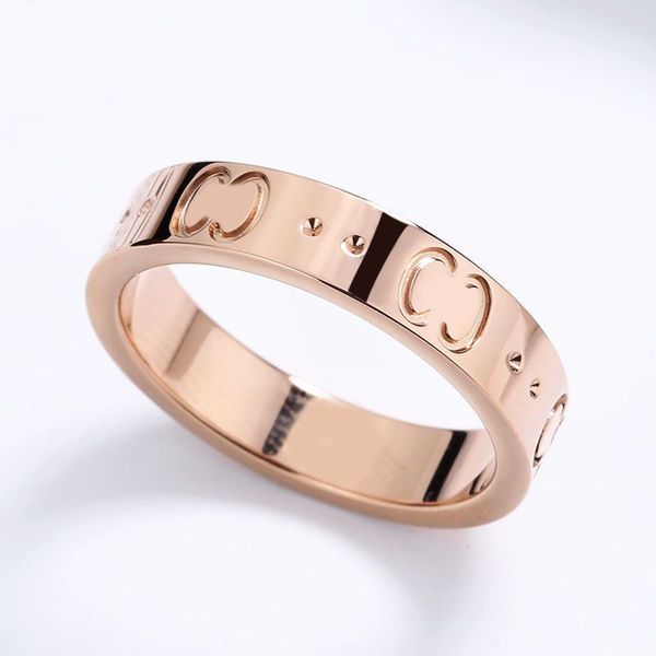 

hip hop womens band luxury ring for women letters pattern promise thick size 7 fashion universal engagement silver plated golden designer ri