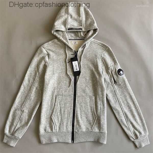 

men's hoodies cp autumn winter companys men's outdoor sports cardigan zipper hooded sweater jacket clothing 2g3nz, Black