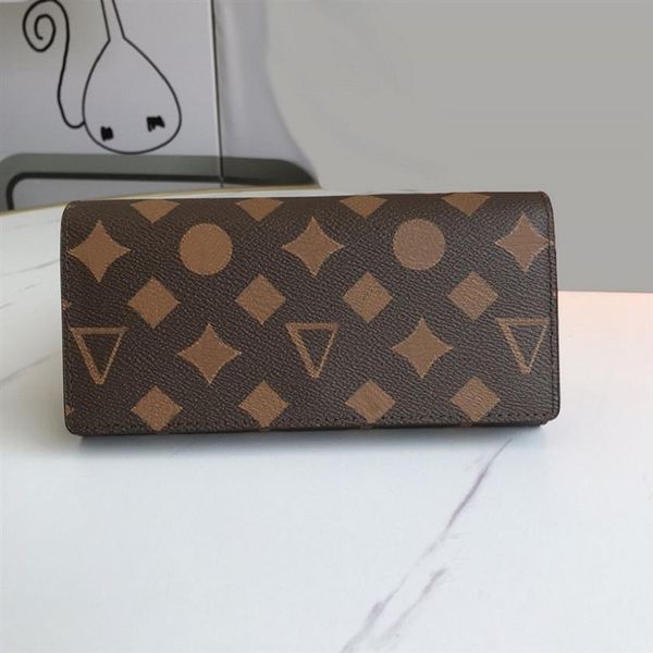 

2021 fashion flowers designer wallets luxurys men women leather bags classic letters key coin purse original box plai214j, Red;black