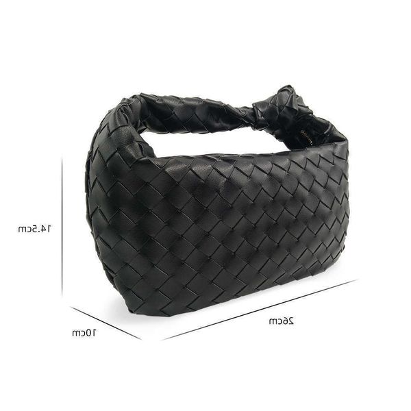 

2023 cassettes jodie bottegas designer fashion jodies leather bags simple venetas color bag women's cowhide woven knot horn single shou