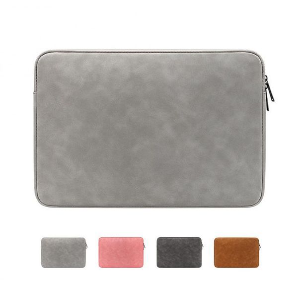 

lapbags for lapstorage bag waterproof handbag soft leather briefcase for macbook notebook lao case cover computer storage bag 230303
