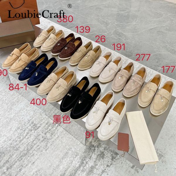 

dress shoes women flat beige suede summer walk lazy loafers tassel metal lock slip on casual moccasin mules driving black 230303