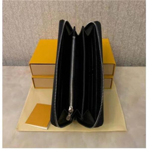 

2022 whole big bottoms lady long wallet multicolor designer coin purse card holder original women classic zipper pocket259m, Red;black
