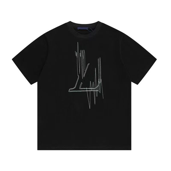 

men's t-shirts 23s mens t shirt designer shirt mens tees luxury cotton fashion letter printing couple short sleeve s-5xl, White;black