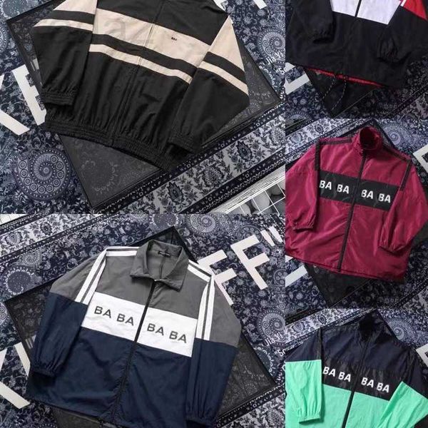 

men's jackets designer and women's paris pizex zipper jacket oversize skin coat cool windproof b letter s-xl size 7j1f varsity jac, Black;brown