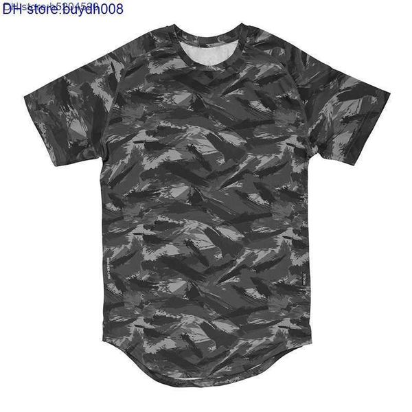 

6qjk 2023 fashion sports fitness brand asr' v summer men's t shirt new loose round neck short sleeve thin digital printing quick d, White;black