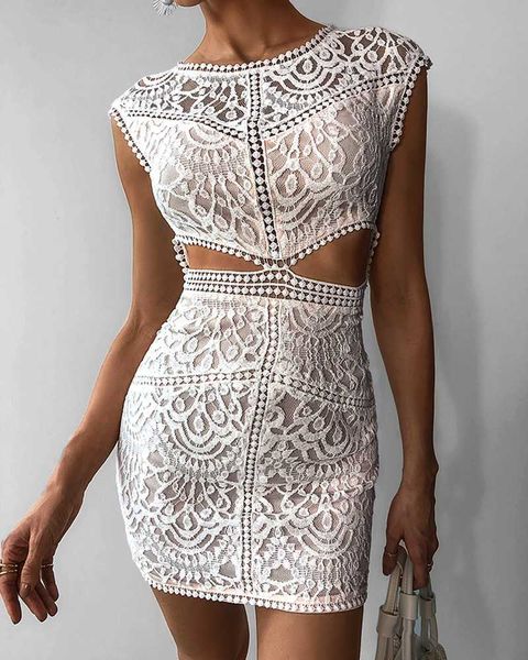

casual dresses white lace short dress slim party mini dress vestidos z0216, Black;gray
