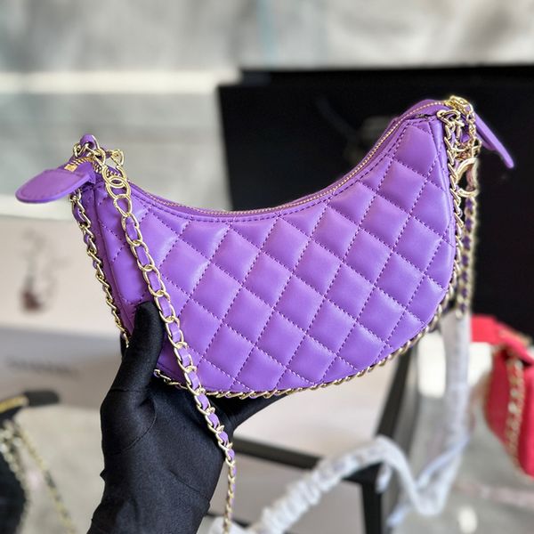 

womens hobo handbag luxury crossbody purse white designer handbag channel for women retro classic clutch shoulder tote handbag with zipper c