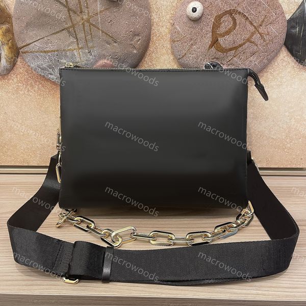 

coussin chain bags designer shoulder bag genuine leather crossbody for women zip closure handbags m57793 3 inside compartments embossing mes