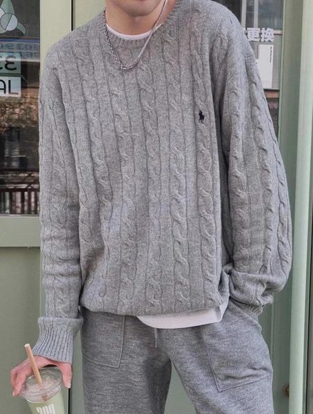 

women's sweaters y2k retro twist knitted sweater embroidered women's long-sleeved knitted pullover jumpsuit women's solid col, White;black