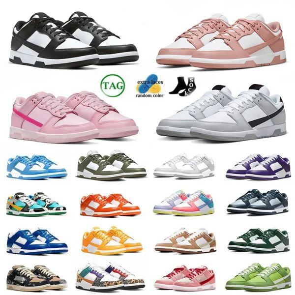 

shoes running lows panda mens medium olive gray fog syracuse unc gai safari mix bart simpson triple pink candy women sneakers size 36-47 nlg, Black