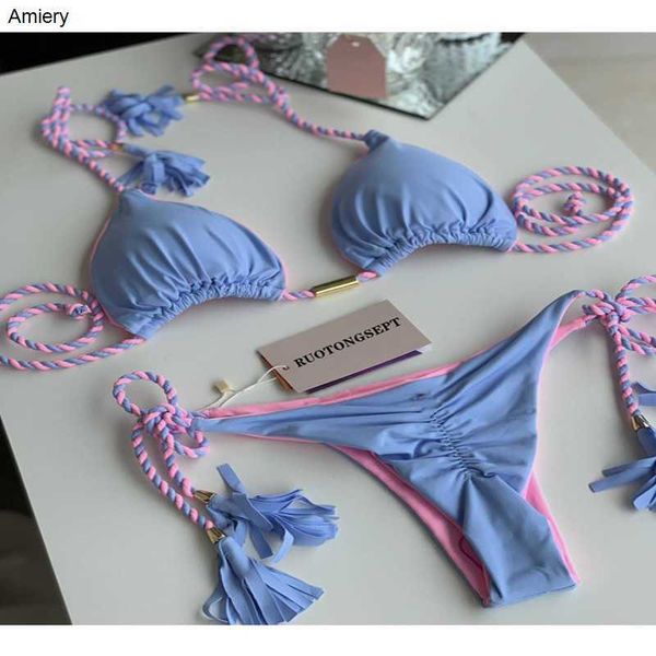 

2023 mix 13 styles women bikinis set new open back braided womens bikinis fashion swimwear swimsuit bikini female two piece set s-l