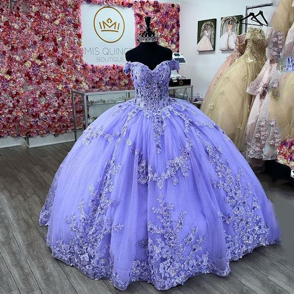 

sweetheart blue ball gown quinceanera dresses beaded appliques lace off shoulder tulle sweet 15 16 dress xv prom party dress, Blue;red