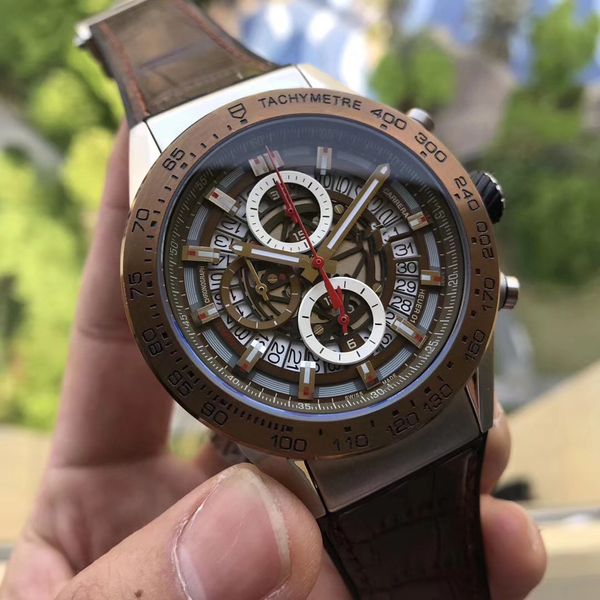 

abb_watches mens watch automatic quartz watches modern classcal dress wristwatch party stainless steel watch waterproof mens accessories lim, Slivery;brown