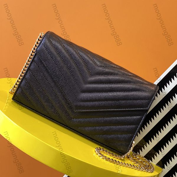 

10a tier mirror quality designer bag medium 22.5cm wallet on chain matelasse chevron quilted purse real leather caviar hanbang crossbody bla