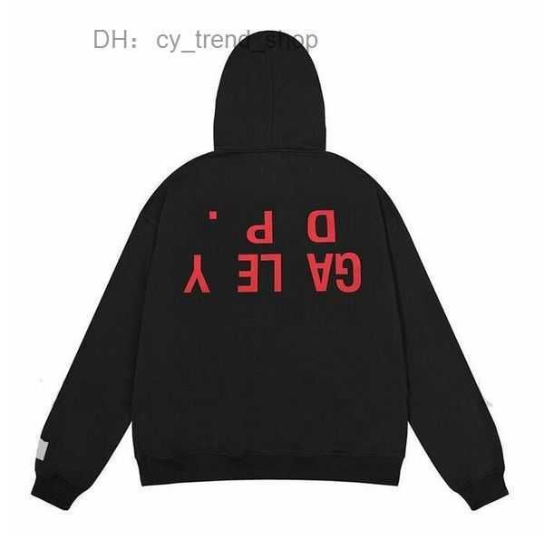 

men's hoodies sweatshirts hoodie designer depts gary painted used letters printed loose casual fashion men and women 118, Black