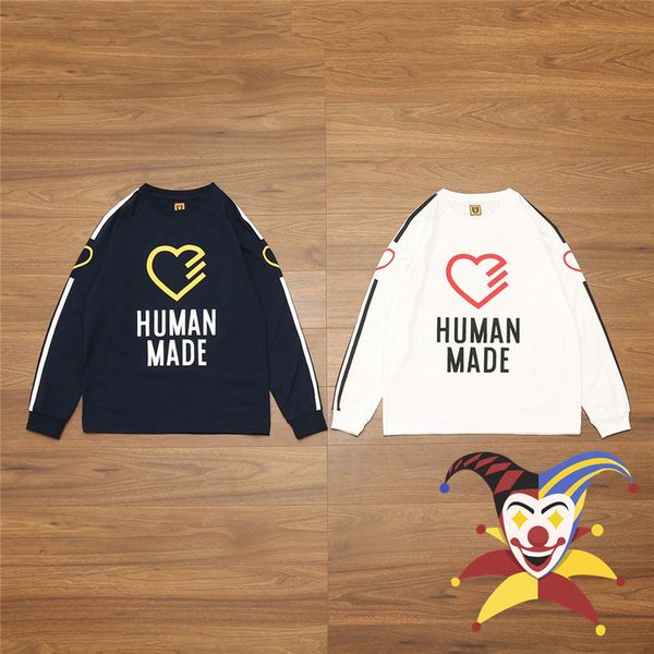 

men's tshirts human made t shirt men women girls dont cry tee long sleeves oversized tshirt 230303, White;black