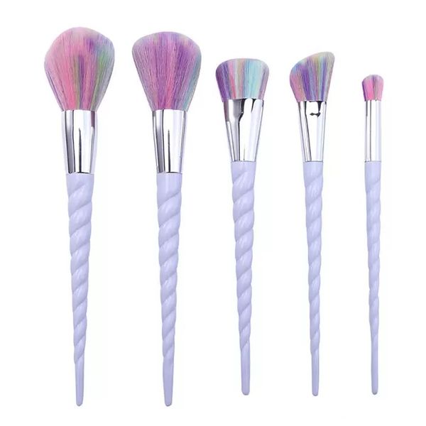 

new makeup brush set professional foundation eyeshadow powder set tools 5pcs /set