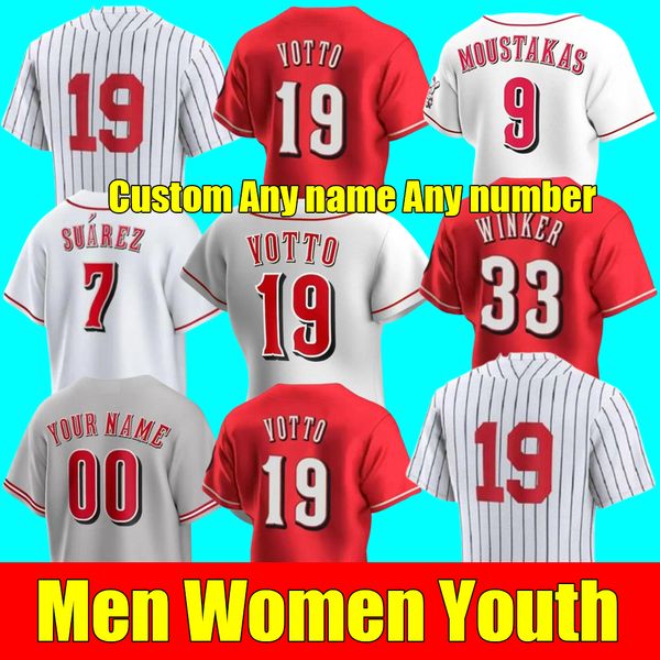 

2023 field of dreams joey votto jersey hunter greene stuart fairchild nick lodolo jonathan india moustakas suarez castillo akiyama rends sen, Blue;black