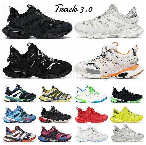 

track designer 3.0 sneakers triple platform trainer shoes men women leather sneaker white black green blue nylon printed platform 3 3 spikes