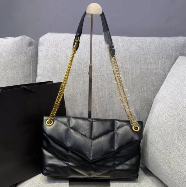 

luxurys designer bags women shoulder bags tote bag soft sheepskin loulous puffer crossbody bag envelope bag chain cross designer handbags pu