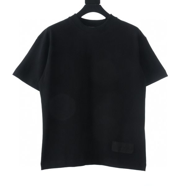 

men's plus tees & polos round neck embroidered and printed polar style summer wear with street pure cotton rwf22, Black;brown