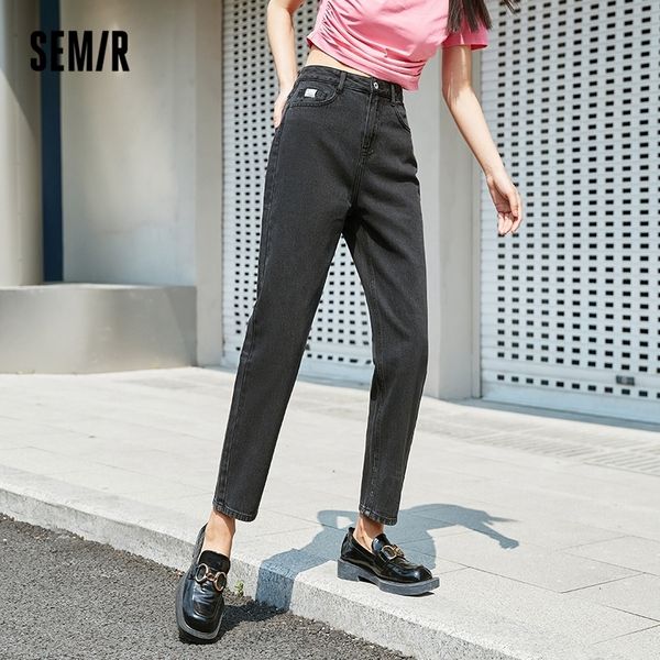 

women's jeans semir jeans women cotton all-match tapered pants slim autumn trousers pants for woman hong kong style carrot pants 230303, Blue