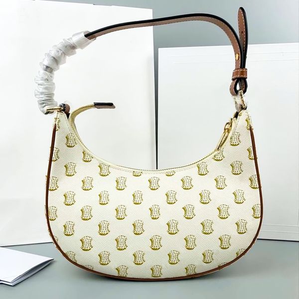 

celins ava triomphe crossbody bags luxury tote handbag women's men designer purses wallet woman fashion flower genuine leather underarm