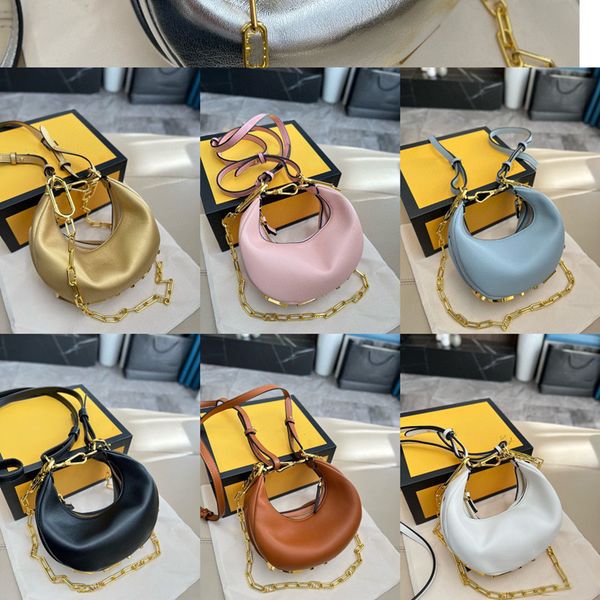 

women's chain bag designer bag leather crescent bag women's luxury bag vintage classic one shoulder bag brand crossbody bag luxury