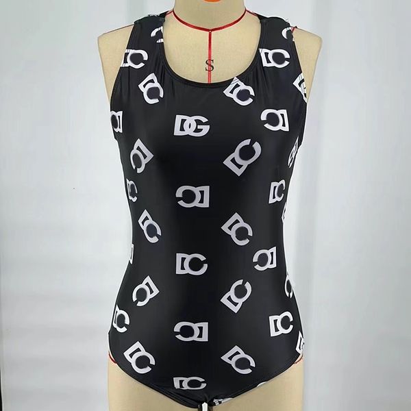 

women swimsuit bathing suit for summer designer bodysuit full letters swimwears backless one piece swim wear clothing