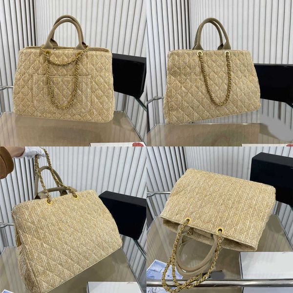 

evening bags beach wholesale tote women summer straw totes chain handbags designer womens classic single shoulder handbag 230201