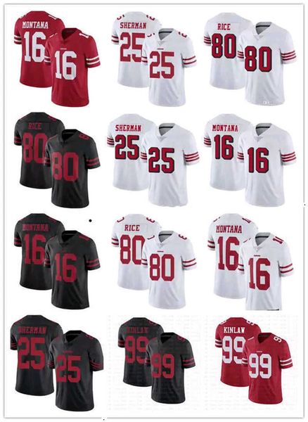 

football jerseys san francisco''49ers''men women youth 31 raheem mostert 54 fred warner 44 kyle juszczyk 11 brandon aiyu, Black;red