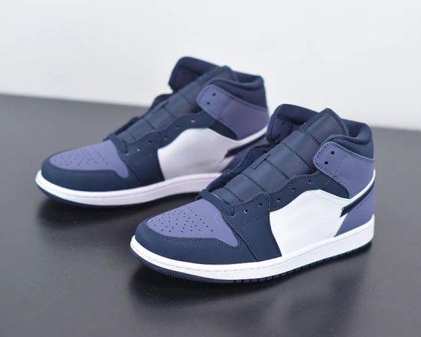 

2023 jumpman 1 mid sanded purple boots 1s basketball shoes sports outdoor sneakers whit box