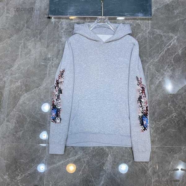 

fashion mens hoodie designers sweatshirts long sleeve pullover print casual hooded sweater hip pop hoodies awcu, Black