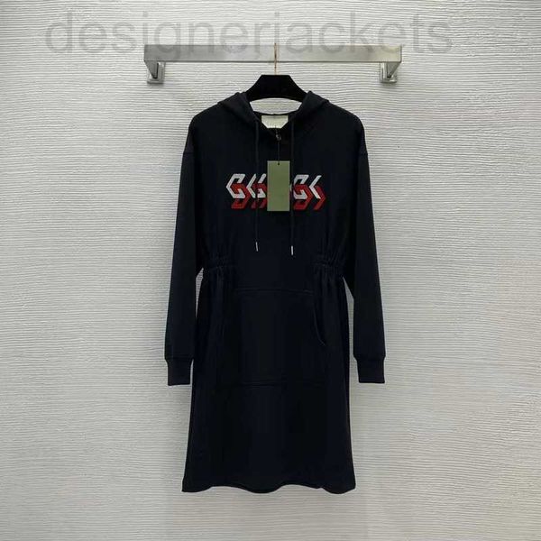 

street style dresses designer autumn hooded long sleeve fashion milan runway dress brand same women's 91hn, Black;pink