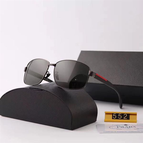 

2021 luxury new brand polarized sunglasses men women pilot sunglasses uv400 eyewear glasses metal frame polaroid lens 5922267t, White;black