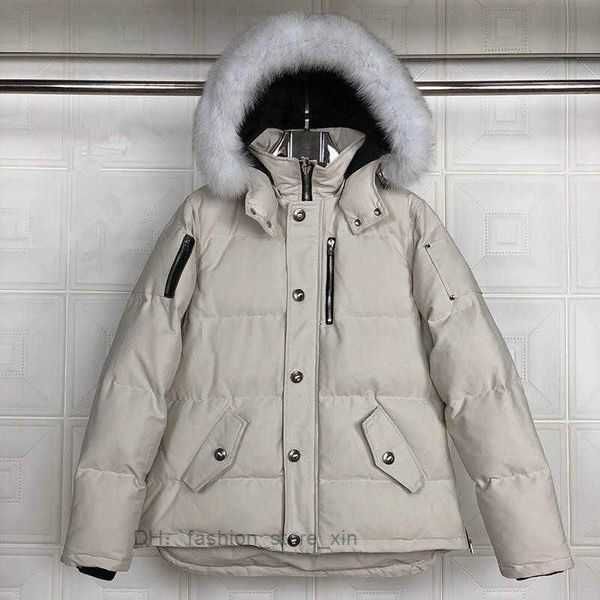 

mooses canadas men's down parkas jackets casual 22ss mens jacket outwear outdoor doudoune man winter coat usa knuck warm clothings 3 go, Black