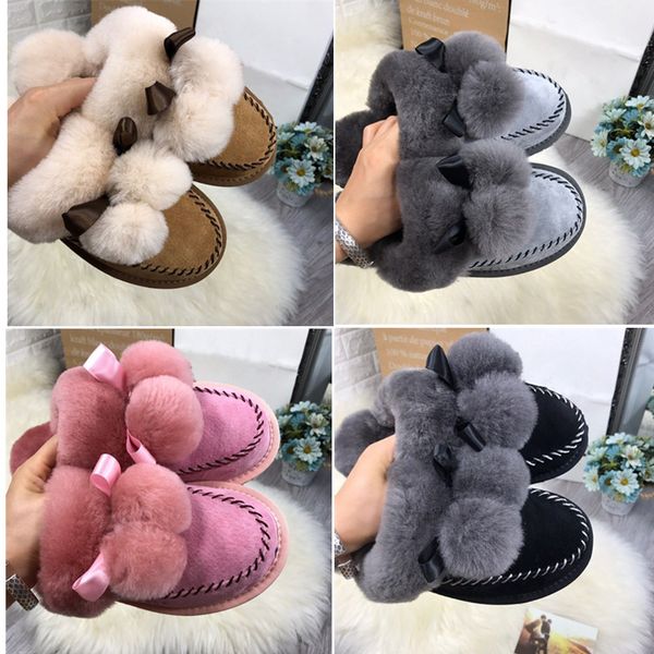 

kids shoes classic australia cotton drag uggi lovely baby kid youth shoe girls flat bottom boots leisure fluffy sneaker toddler infants warm