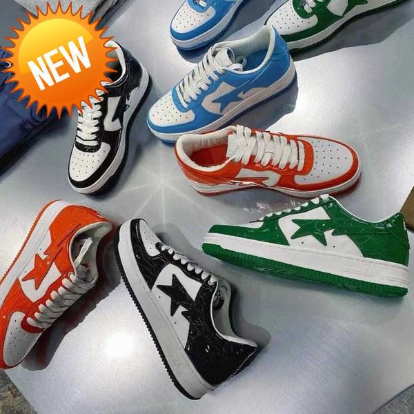 

bapesta bapestas baped sta casual shoes sk8 low men women black white pastel green blue suede pink mens womens trainers outdoor sports